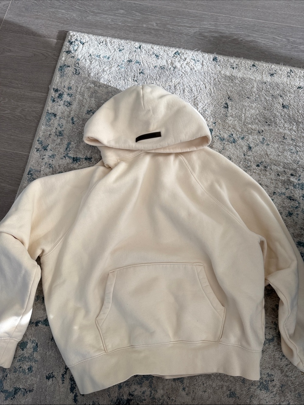 Fear of God Essentials Hoodie in cream
